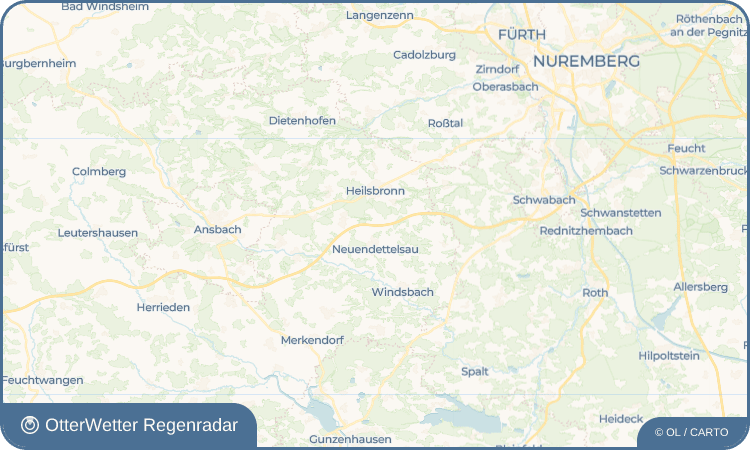 OtterWetter Regenradar-Widget Geichsenhof