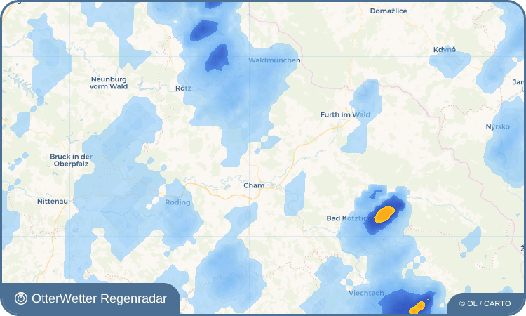 Wetter-Widget-Vorschau mit Vorhersagedaten für Geigen