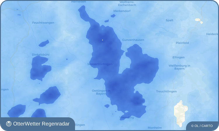 OtterWetter Regenradar-Widget Geilsheim