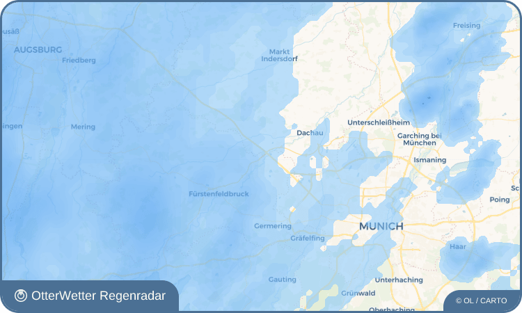 Wetter-Widget-Vorschau mit Vorhersagedaten für Geiselbullach