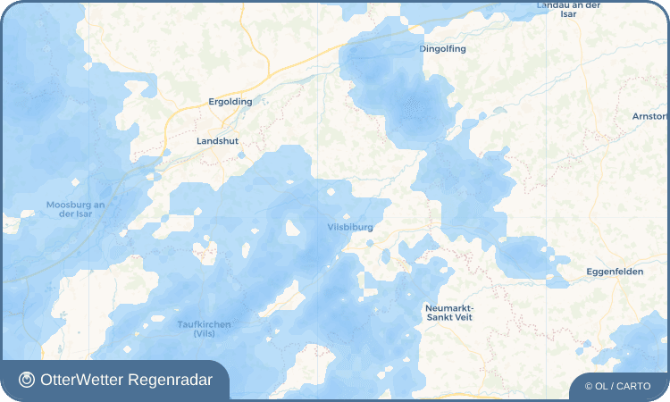 OtterWetter Regenradar-Widget Geiselsdorf