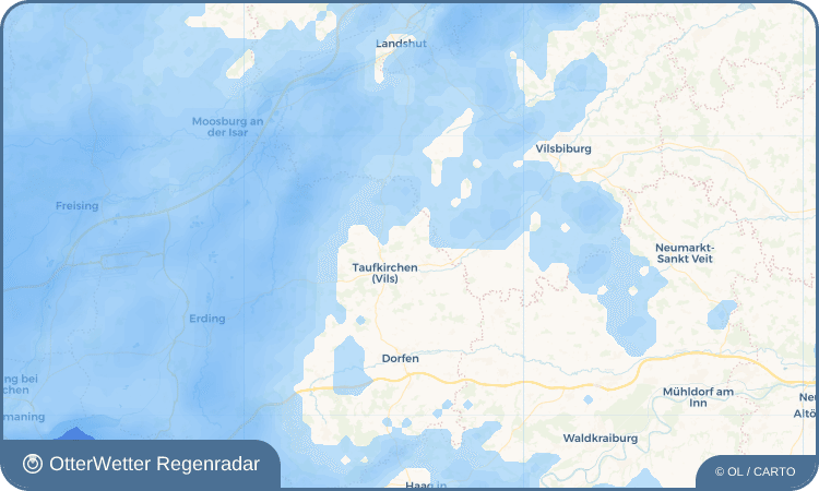 Wetter-Widget-Vorschau mit Vorhersagedaten für Geislbach