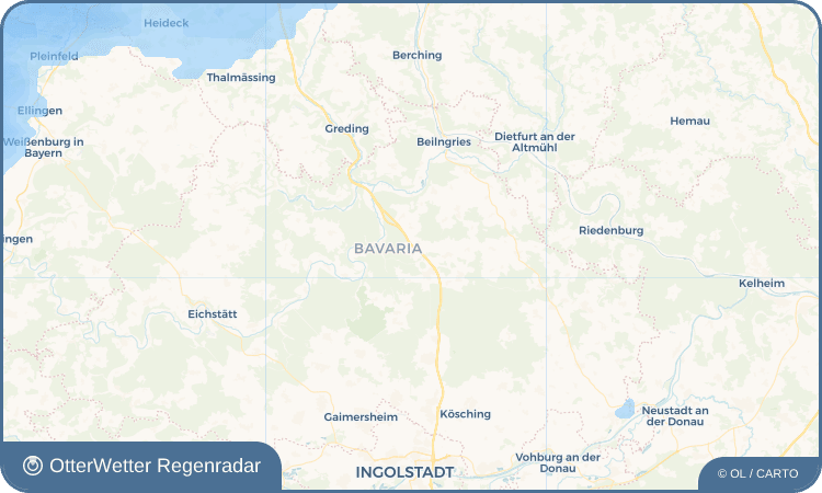 OtterWetter Regenradar-Widget Gelbelsee