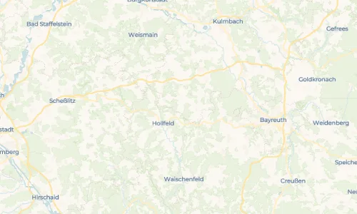 Regenradar Gelbsreuth: aktuelle Niederschläge in Gelbsreuth und Umgebung, Stand 19. Oktober 2026 um 22:20 Uhr