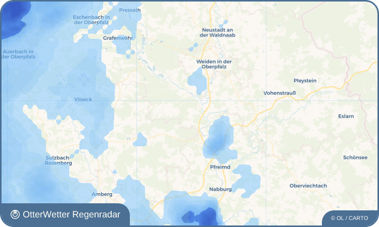 OtterWetter Regenradar-Widget Gelpertsricht