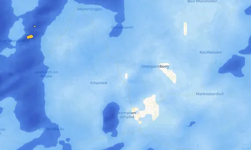 Regenradar Vorschaubild - Aktuelle Niederschläge in Gemeinderied und Umgebung