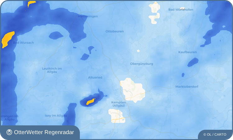 OtterWetter Regenradar-Widget Gemeinderied