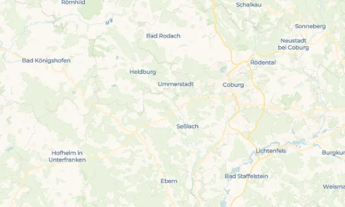 Regenradar Vorschaubild - Aktuelle Niederschläge in Gemünda in Oberfranken und Umgebung