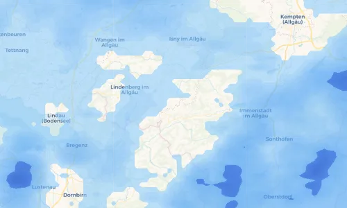 Regenradar Vorschaubild - Aktuelle Niederschläge in Genhofen und Umgebung