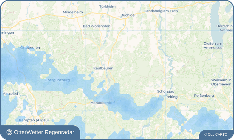 Widget-Vorschau für Gennachhausen Wetter-Widget-Vorschau mit Vorhersagedaten für Gennachhausen