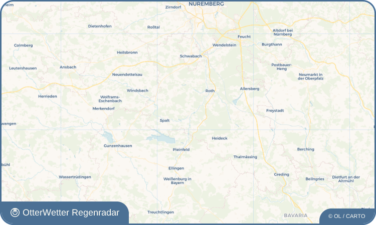 Widget-Vorschau für Georgensgmünd Wetter-Widget-Vorschau mit Vorhersagedaten für Georgensgmünd