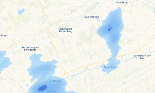 Regenradar Vorschaubild - Aktuelle Niederschläge in Gerabach und Umgebung