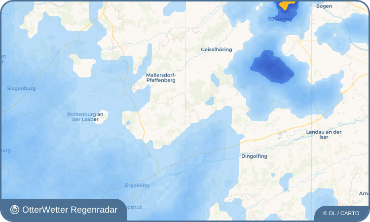 OtterWetter Regenradar-Widget Gerabach