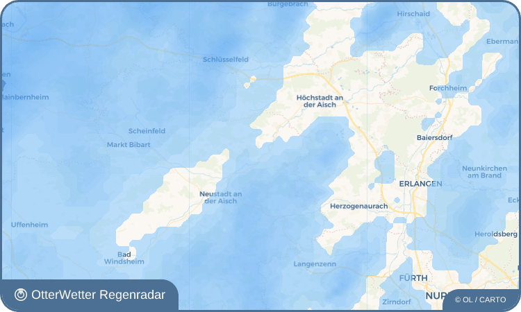 OtterWetter Regenradar-Widget Gerhardshofen