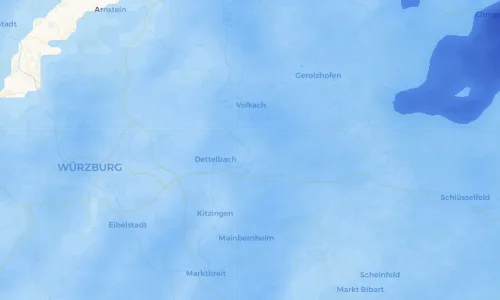 Regenradar Vorschaubild - Aktuelle Niederschläge in Gerlachshausen und Umgebung