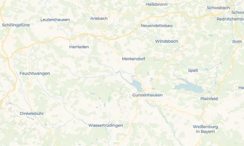 Regenradar Vorschaubild - Aktuelle Niederschläge in Gern und Umgebung
