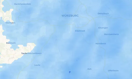 Regenradar Vorschaubild - Aktuelle Niederschläge in Geroldshausen und Umgebung