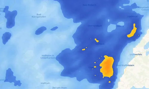 Regenradar Vorschaubild - Aktuelle Niederschläge in Geroldswind und Umgebung