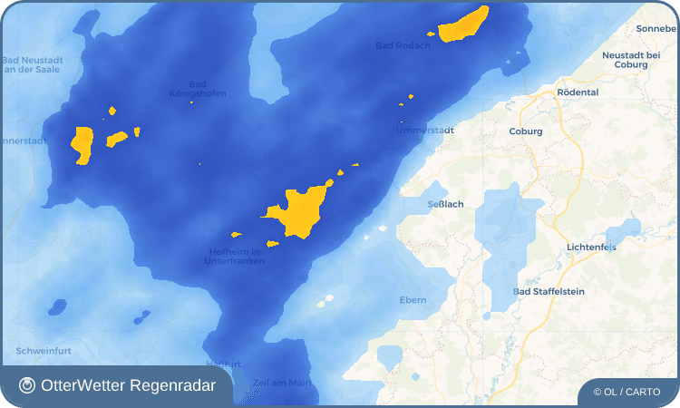 OtterWetter Regenradar-Widget Geroldswind