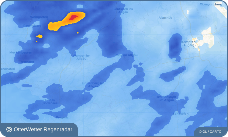 OtterWetter Regenradar-Widget Gestratz