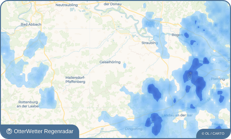 OtterWetter Regenradar-Widget Gingkofen