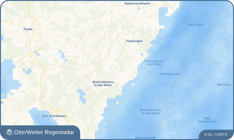 OtterWetter Regenradar-Widget Ginolfs