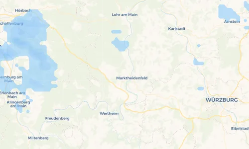 Regenradar Vorschaubild - Aktuelle Niederschläge in Glasofen und Umgebung