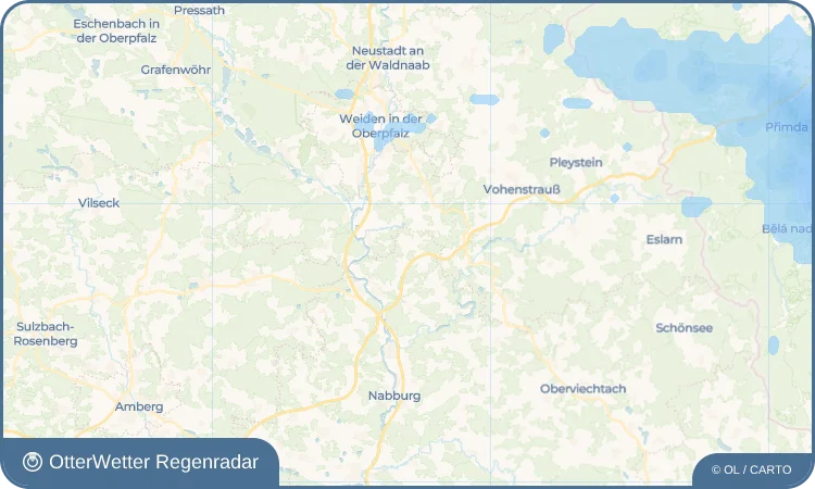 Wetter-Widget-Vorschau mit Vorhersagedaten für Glaubendorf