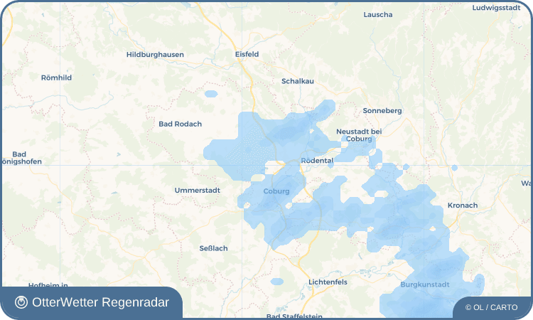 OtterWetter Regenradar-Widget Glend