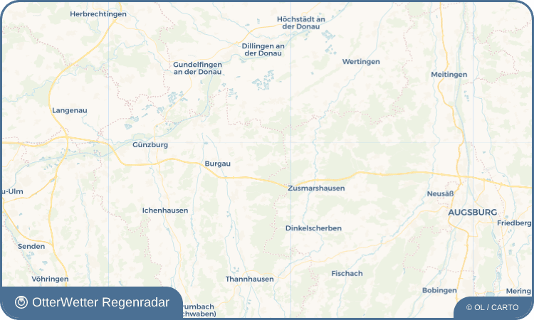 Wetter-Widget-Vorschau mit Vorhersagedaten für Glöttweng