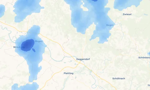 Regenradar Vorschaubild - Aktuelle Niederschläge in Gmeinbühl und Umgebung