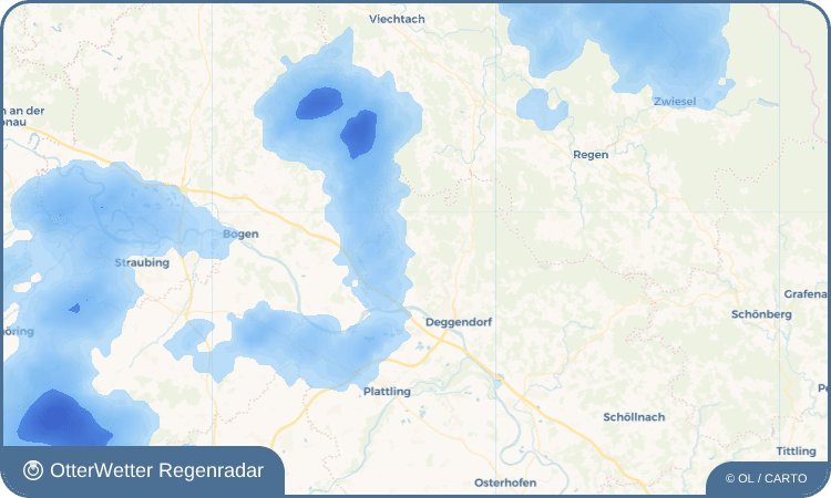 OtterWetter Regenradar-Widget Gmeinbühl