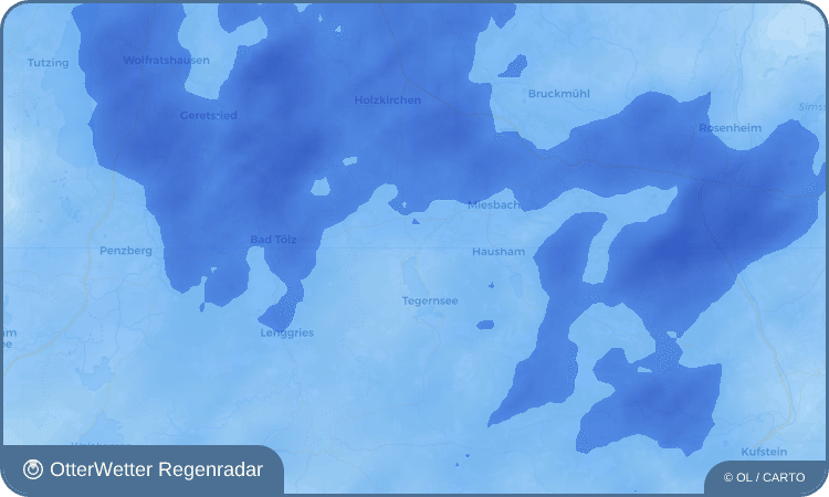 OtterWetter Regenradar-Widget Gmund am Tegernsee