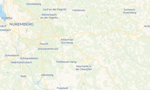 Regenradar Vorschaubild - Aktuelle Niederschläge in Gnadenberg und Umgebung