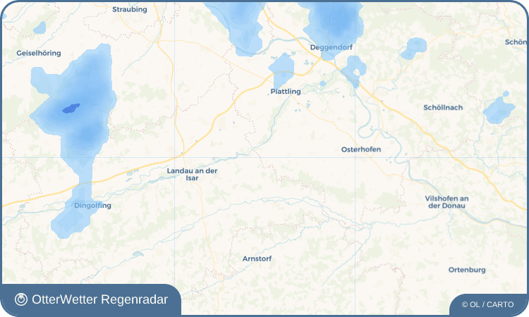 OtterWetter Regenradar-Widget Gneiding