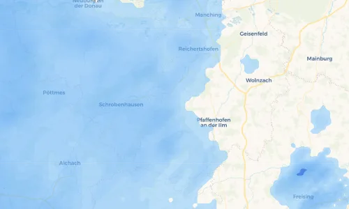 Regenradar Vorschaubild - Aktuelle Niederschläge in Göbelsbach und Umgebung
