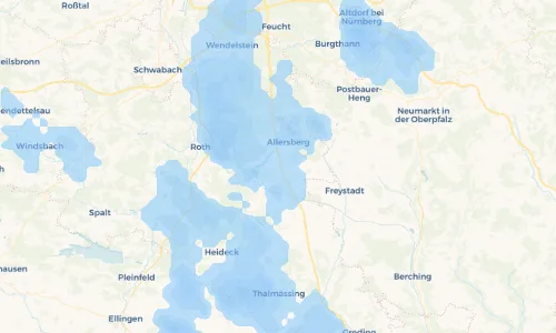 Regenradar-Vorschau: aktuelle Niederschläge in Göggelsbuch und Umgebung