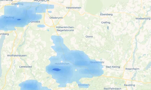 Regenradar Göggenhofen: aktuelle Niederschläge in Göggenhofen und Umgebung, Stand 19. Oktober 2026 um 13:40 Uhr