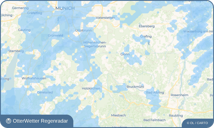 OtterWetter Regenradar-Widget Göggenhofen