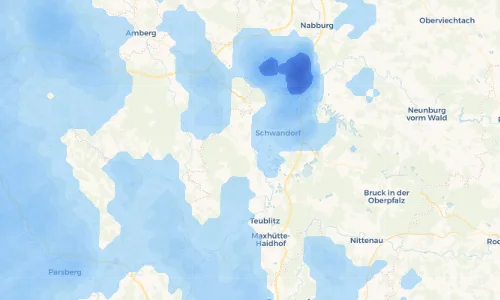 Regenradar Vorschaubild - Aktuelle Niederschläge in Gögglbach und Umgebung