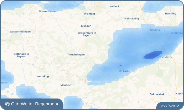 OtterWetter Regenradar-Widget Göhren