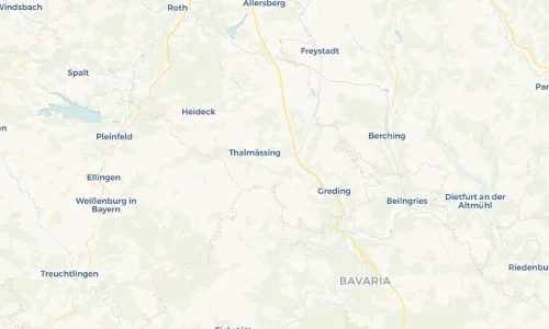 Regenradar Vorschaubild - Aktuelle Niederschläge in Göllersreuth und Umgebung