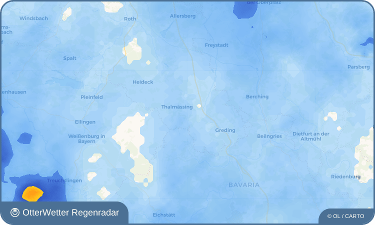 OtterWetter Regenradar-Widget Göllersreuth