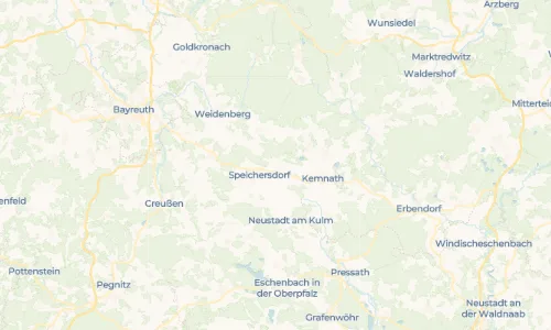 Regenradar-Vorschau: aktuelle Niederschläge in Göppmannsbühl am Bach und Umgebung