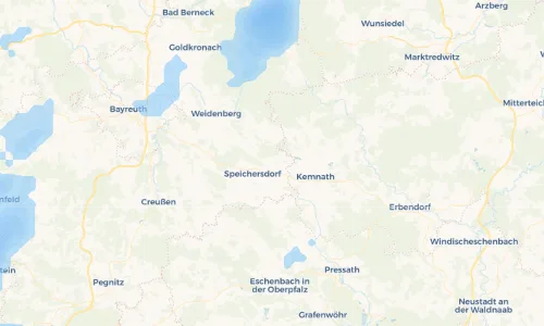 Regenradar Vorschaubild - Aktuelle Niederschläge in Göppmannsbühl am Berg und Umgebung