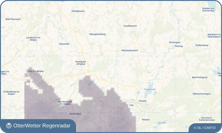 OtterWetter Regenradar-Widget Görisried