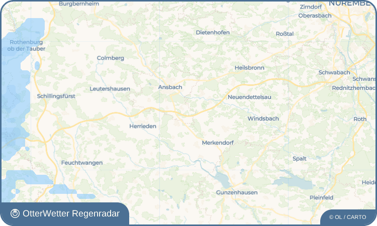 OtterWetter Regenradar-Widget Gösseldorf