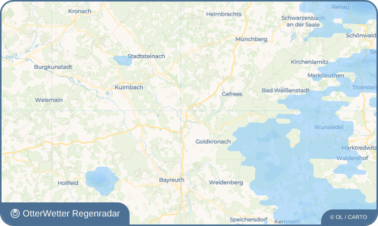 OtterWetter Regenradar-Widget Gössenreuth