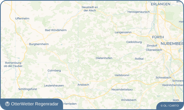 OtterWetter Regenradar-Widget Götteldorf