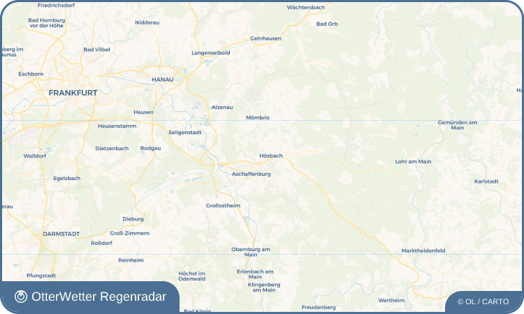 OtterWetter Regenradar-Widget Goldbach